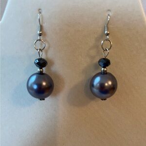 Black and Gray Earrings